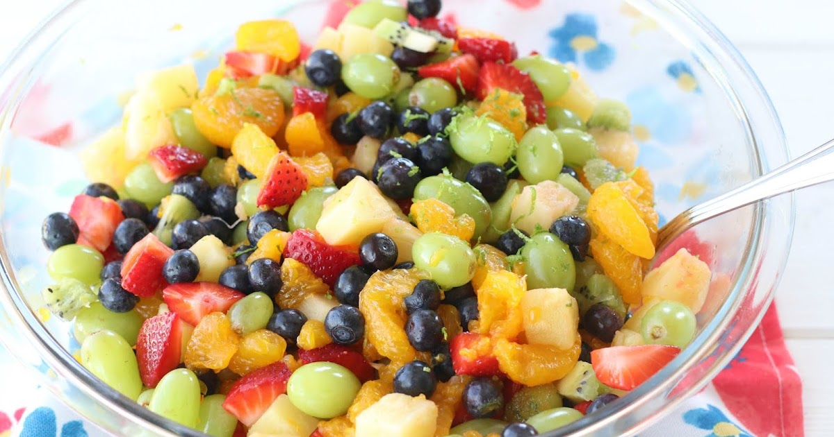 Served Up With Love: Honey Lime Fruit Salad