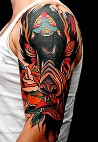 Idéias para tatuagem de lobo