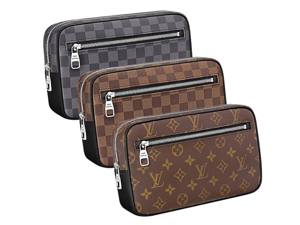 Clutch Louis Vuitton nam hàng hiệu được yêu thích hiện nay.