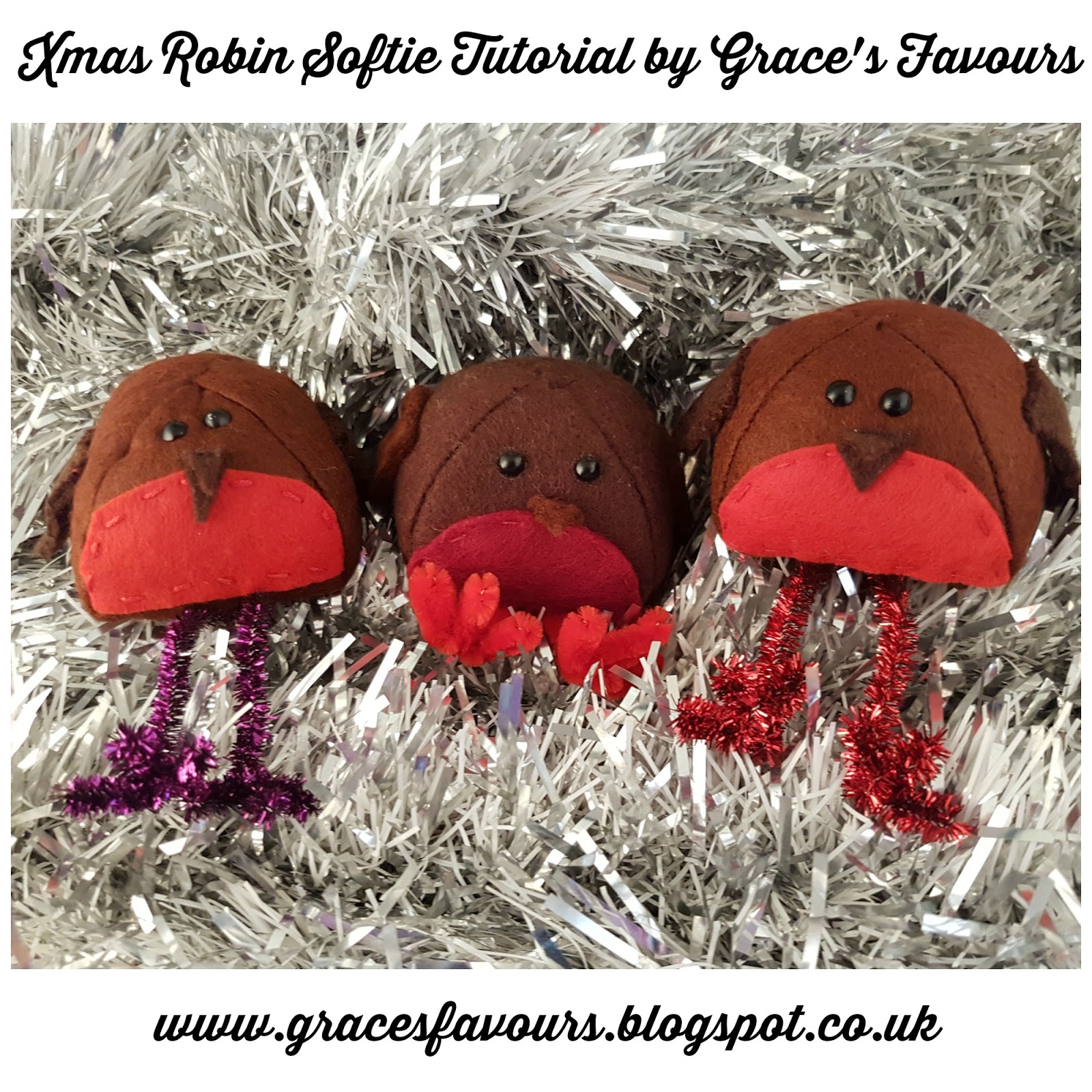 Download Free Grace S Favours Craft Adventures Christmas Craft Tutorial How To Make A Robin Softie PSD Mockup Template