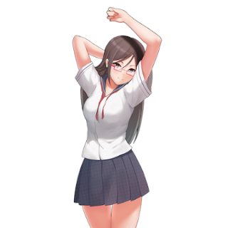 anime pfp school girl