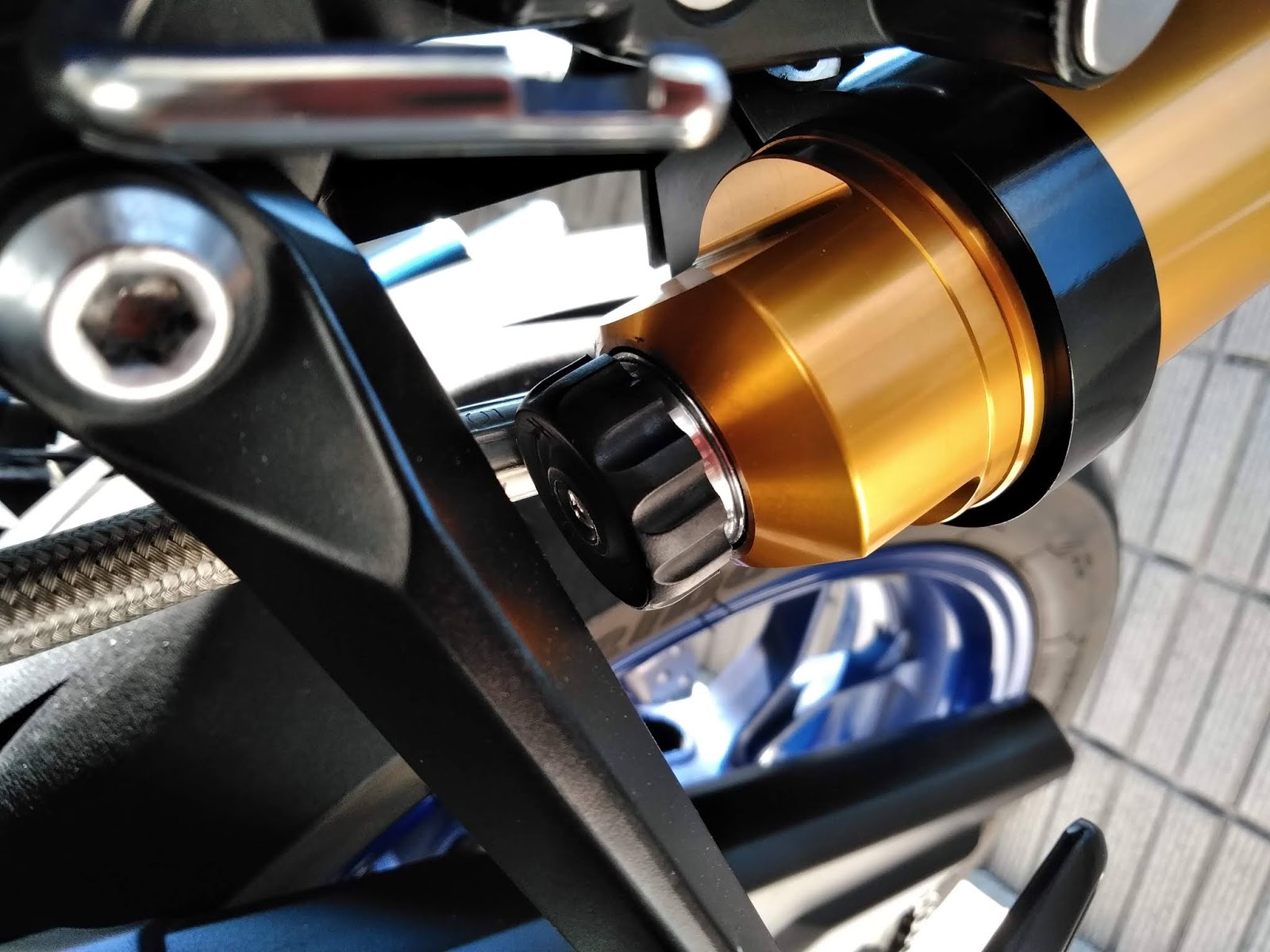 オーリンズ リアサス延長エンドアイ ネジ長さ25ミリ バイク