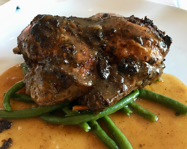 Celebrity Cruises oven roasted jerk chicken