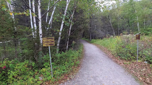 Point de départ pour le Sentier du Fjord