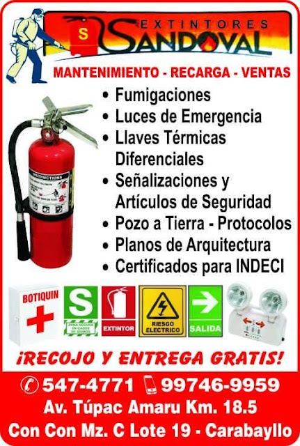 Extintores y Fumigaciones Sandoval