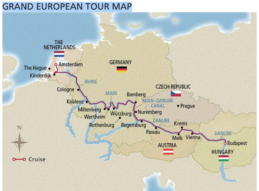 Itinerary Viking Rhine River Cruise