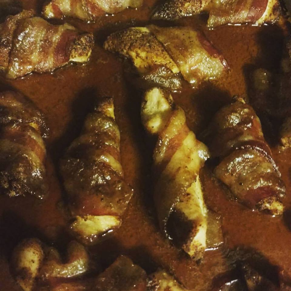 Diana's Recipe Corner Brown Sugar Bacon Wrapped Chicken
