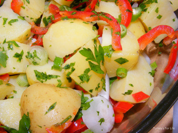 Turkish Potato Salad Recipe (Patates Salatası)