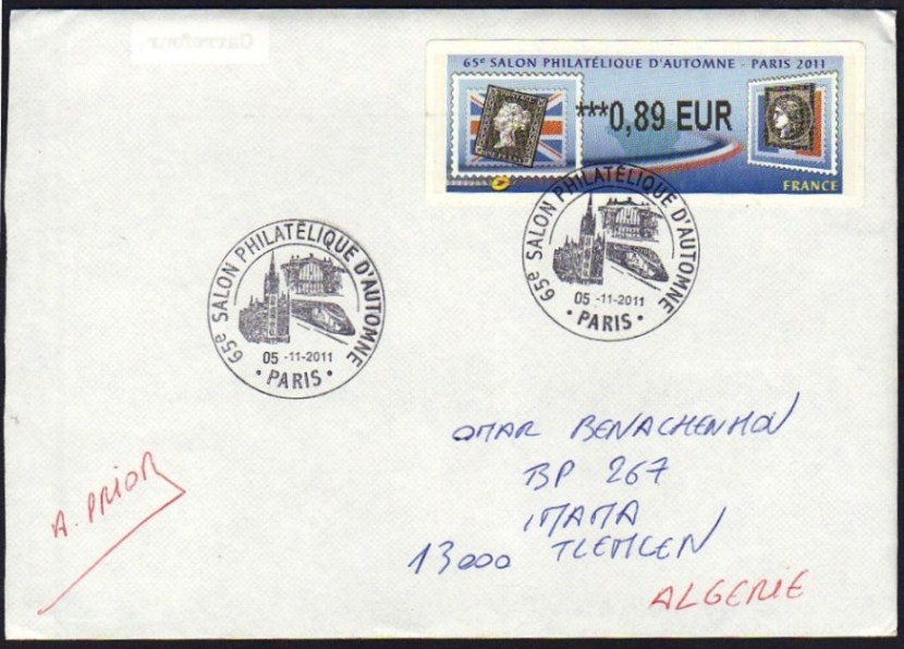 4 Documents philatéliques + 1 Enveloppe philatélique - Collection