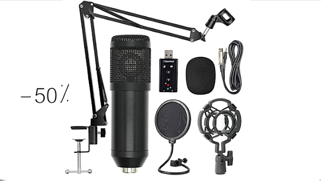 BM800 Professional Suspension Microphone Kit Studio Live Stream