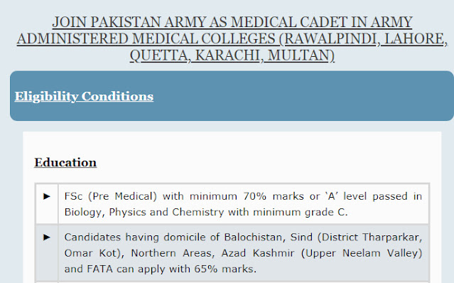 Join Pak Army as Medical Cadet ('M' Cadet) 2021-Joinpakarmy.gov.pk Join Pak Army as Medical Cadet ('M' Cadet) 2021-Joinpakarmy.gov.pk