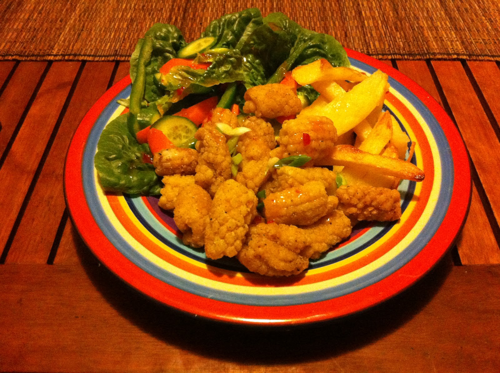 The Active Scrawler Allergy free crispy salt and pepper squid recipe