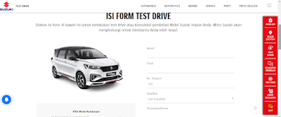 test drive mobil