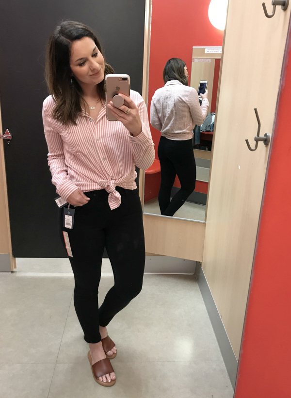spring capsule wardrobe, target style, universal thread at target, style on a budget, mom style, north carolina blogger