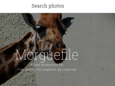 веб-сайт стоковых бесплатных фотографий morguefile