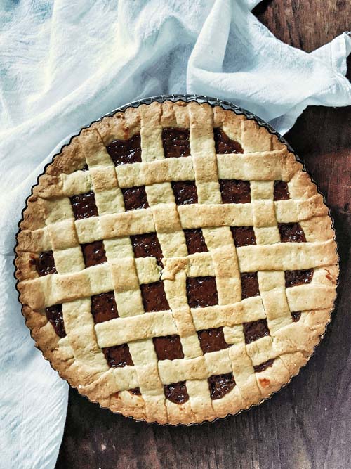 pastafrola, crostata de dulce de leche