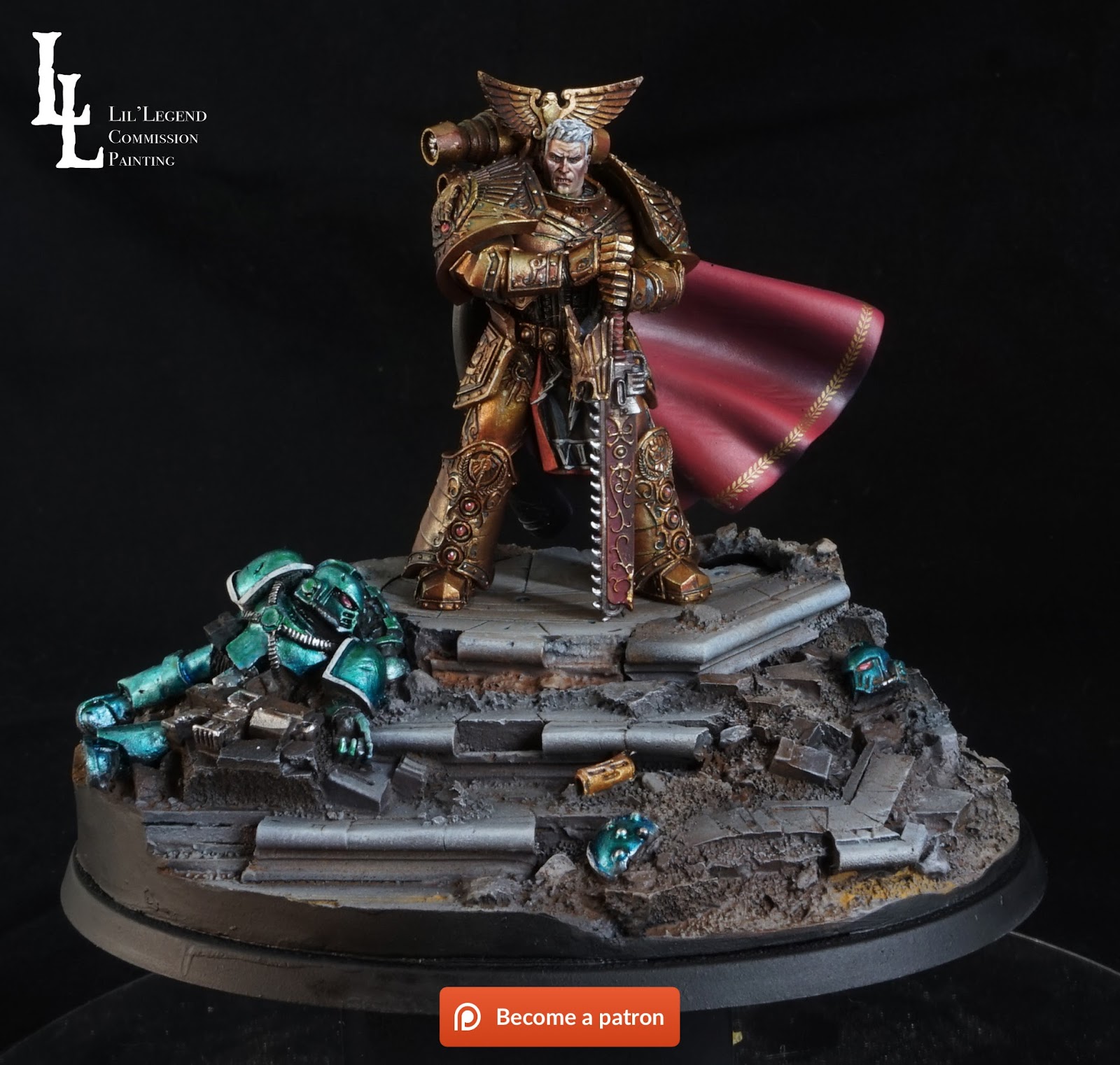 Rogal Dorn, Primarch of the Imperial Fists Commission TMM True Metallic