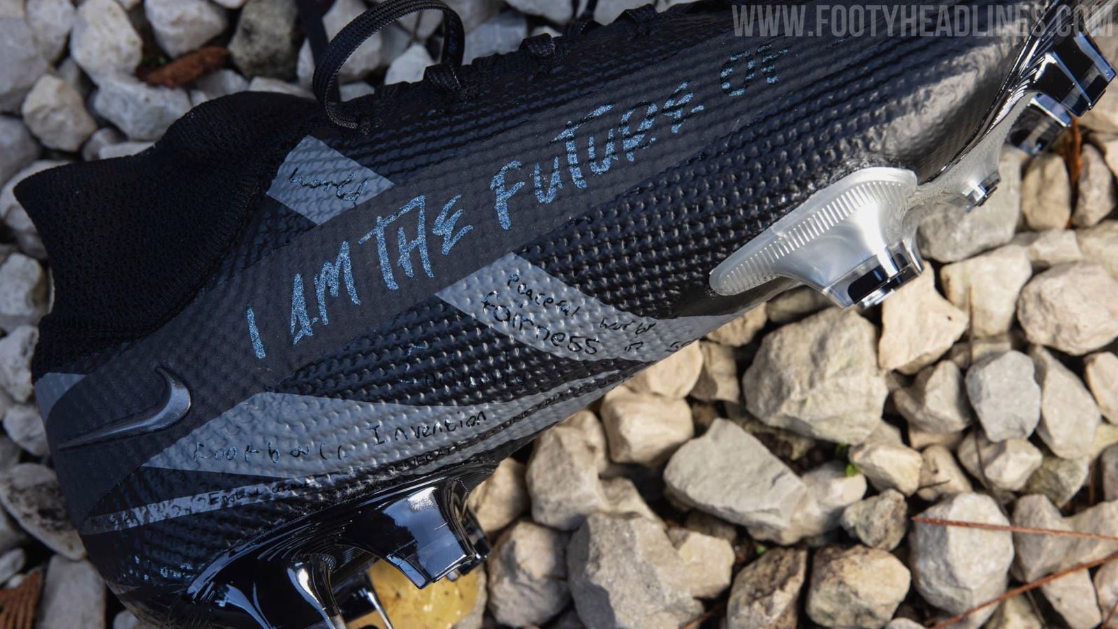 Special AllBlack Nike Mercurial Marcus Rashford Boots Revealed Debuted vs Belgium Footy