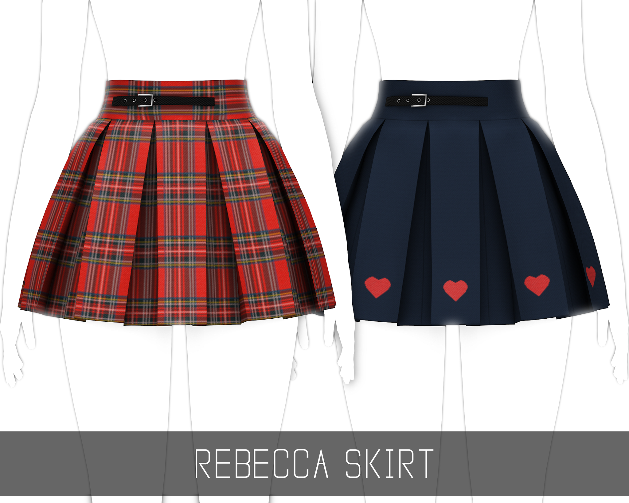 Ruffle Skater Skirt Sims Skater Skirt Sewing Pattern XS-XL Instant - Main Image