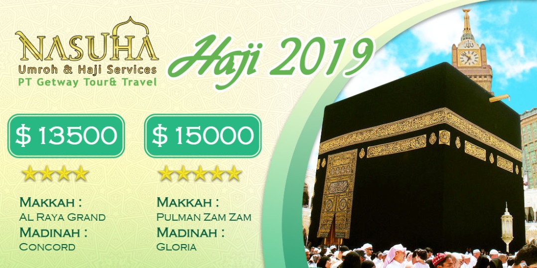 biaya haji nasuha tour haji nasuha tour