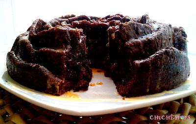 Receta Bundt Cake tres Chocolates