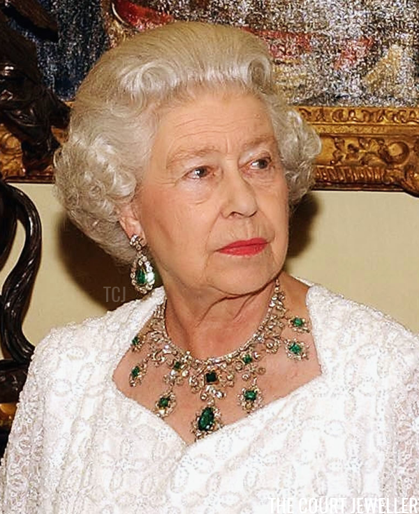 The Evening Earring Queen Mary's Emerald Frame Earrings The Court