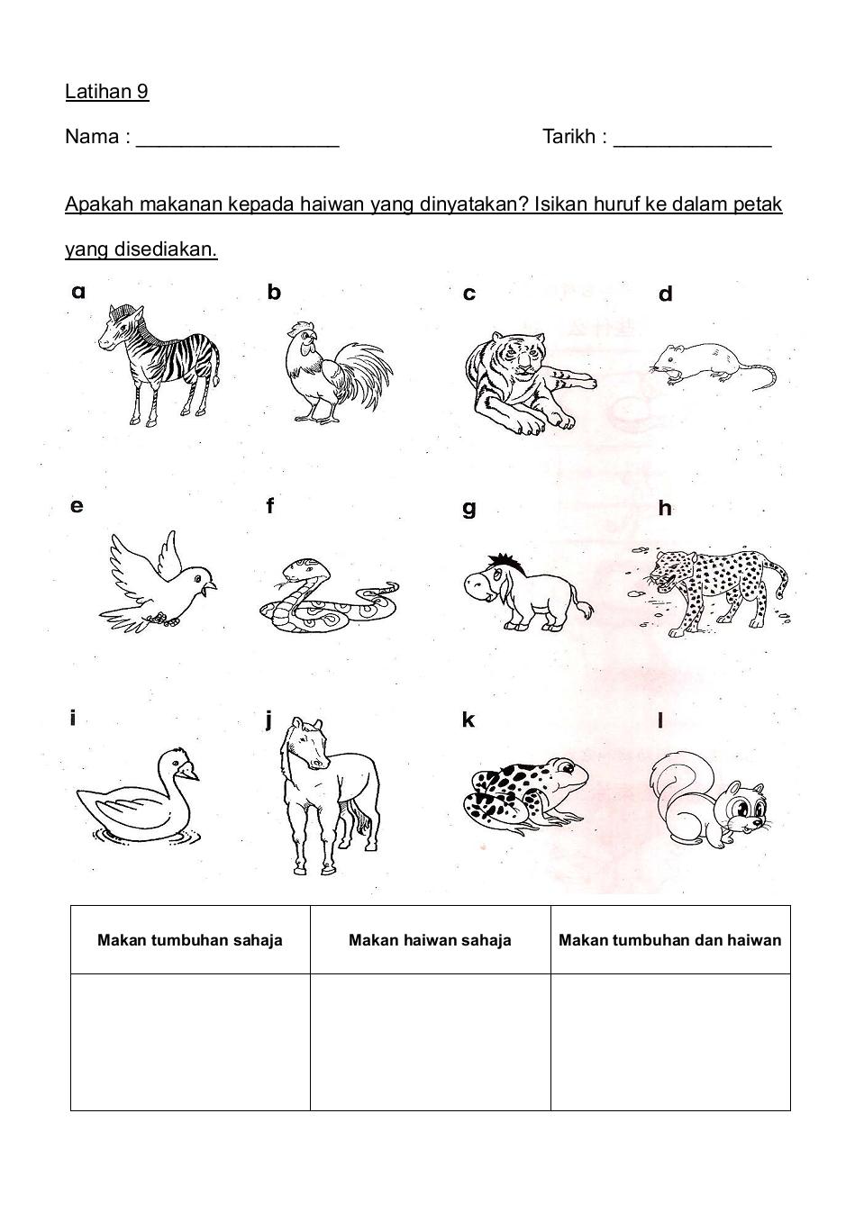 MARI KITA KE DUNIA SAINS DAN TEKNOLOGI TAHUN 2 LATIHAN 9
