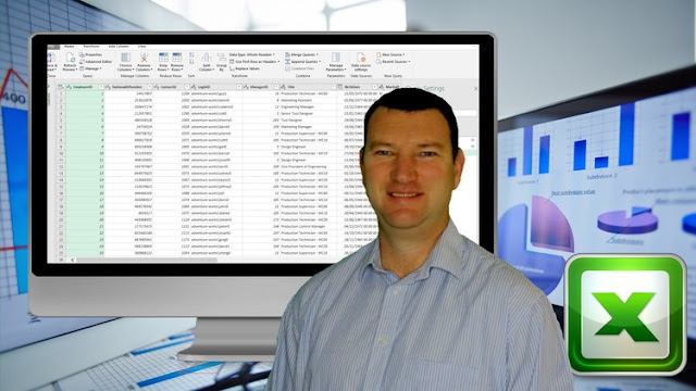 Excel Master Class-Power Query-Consume and Transform Data..70% off ...