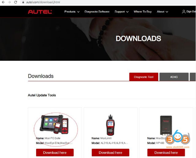 Autel IM608 J2534 ECU programmer with OE software 1