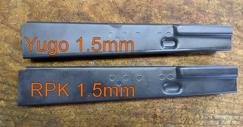 Yugo 1.5mm vs RPK 1.5mm Receivers