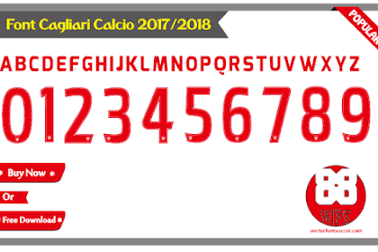 Font Cagliari Calcio 2017/2018