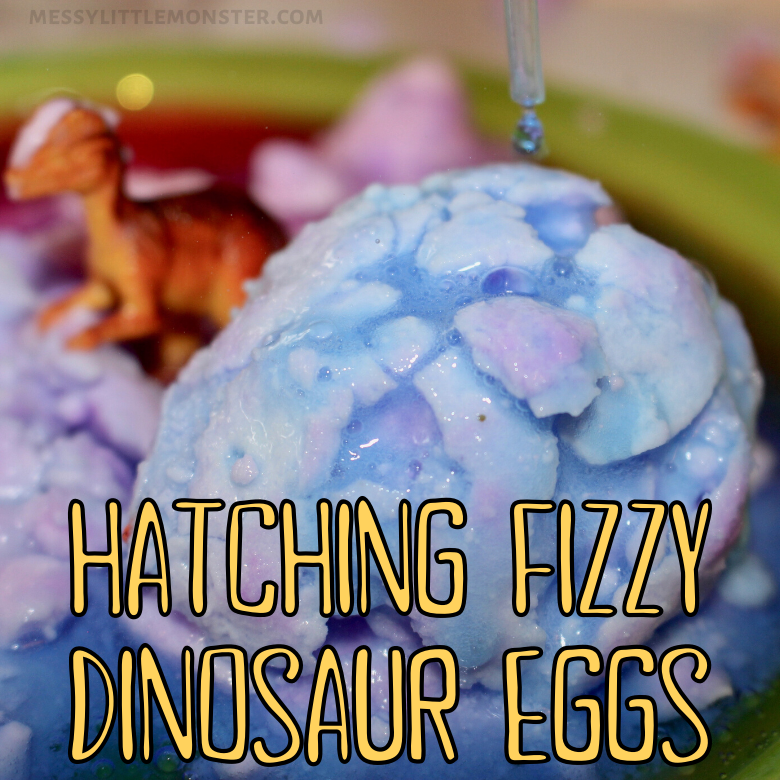 Hatching fizzy dinosaur eggs
