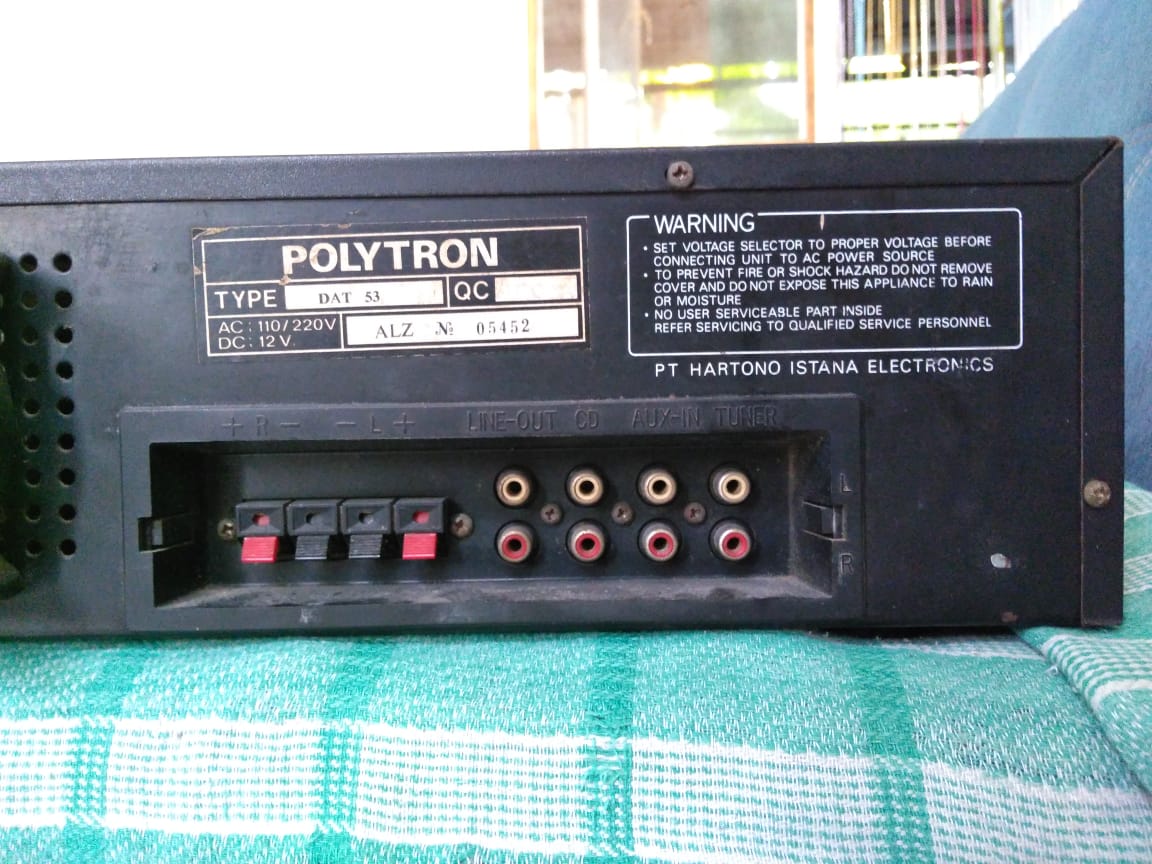 saranatech tape polytron deck dat 53