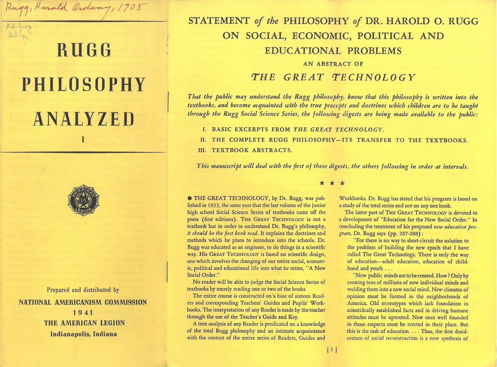 Rauner Special Collections Library: 4/7/19 - 4/14/19