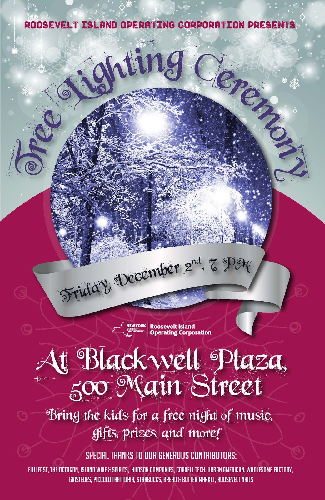 Roosevelt Islander Online You're Invited To Roosevelt Island Holiday