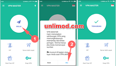 Cara Menggunakan VPN Master