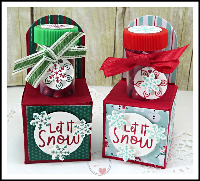 Stampingwithamore DOLLAR TREE CHRISTMAS TEST TUBE HOLDER