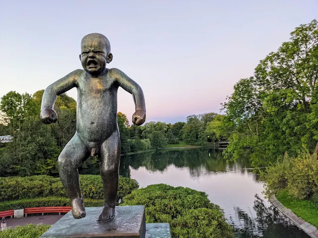 The Angry Boy in Vigeland Sculpture Park on Your Oslo Itinerary