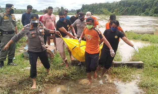 Warga Solsel Ditemukan Mengambang di Sungai Batanghari