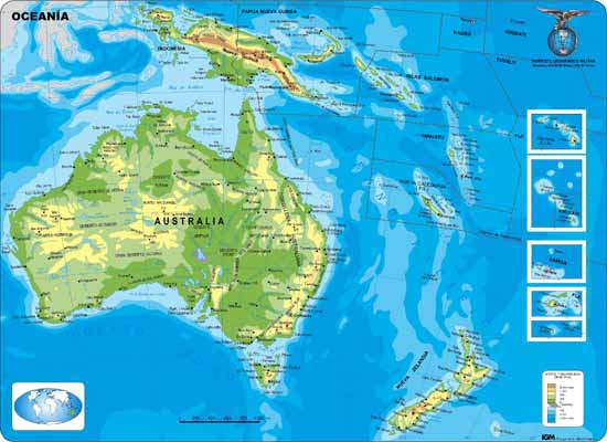 CONTINENTE DE OCEANIA