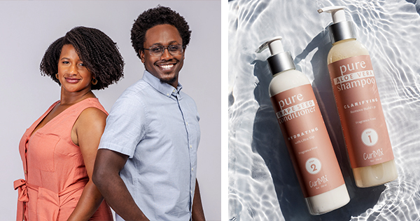 Tim and Kim Lewis, founders of CurlMix Tim and Kim Lewis, founders of CurlMix