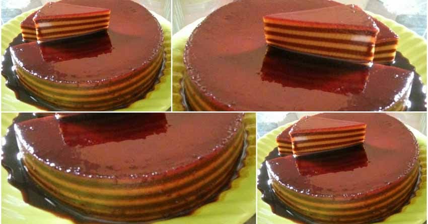 Resep Puding Custard Karamel Lapis Coklat by Cinderchella