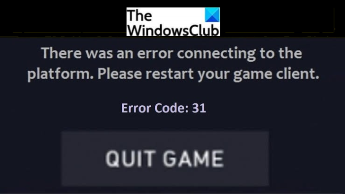 Run client error. Ошибка 31 Windows.