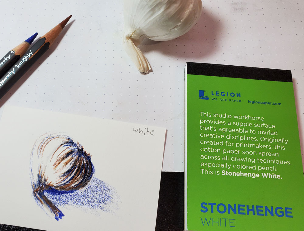 The Search for the Best Colored Pencil Paper: Part 4 – Stonehenge Hot Press  – The Color Chronicles