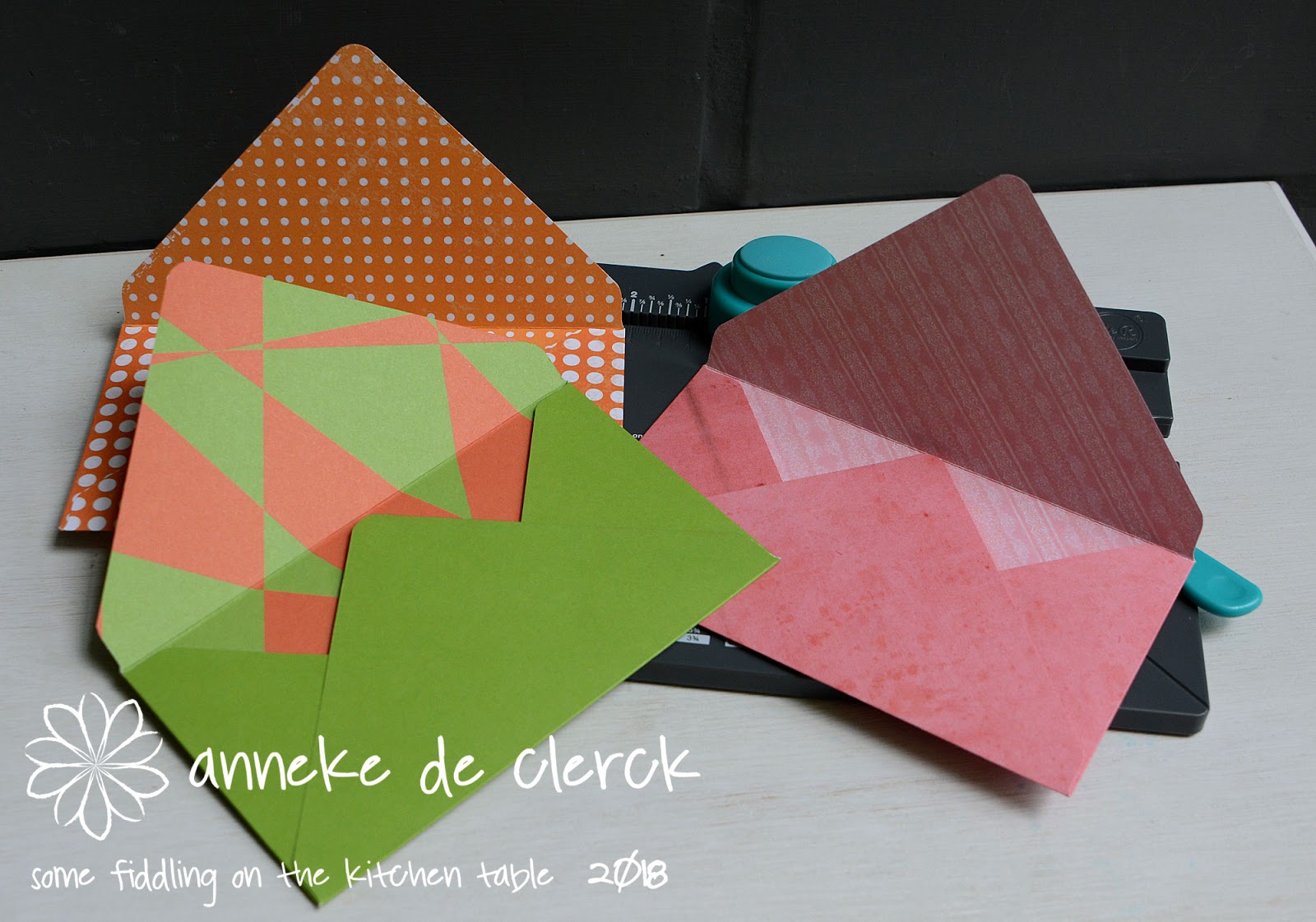 Some fiddling on the kitchen table: Envelopes