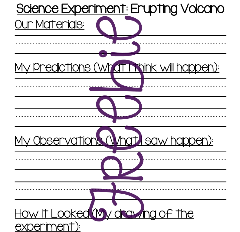 Volcano Activities for First Grade Volcano Day! - The Gypsy Teacher