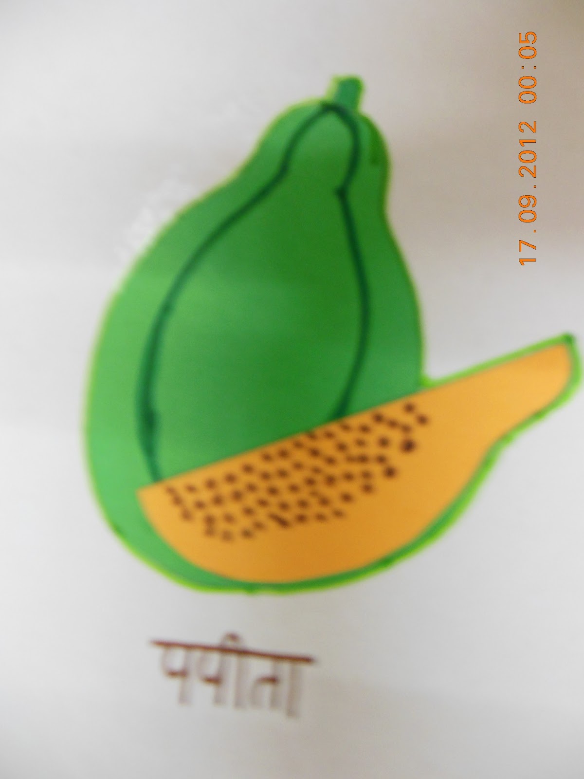 Colors of My Crafty World Fruits School project