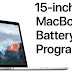 MacBook Pro 15-inch Battery Recall Program from Apple