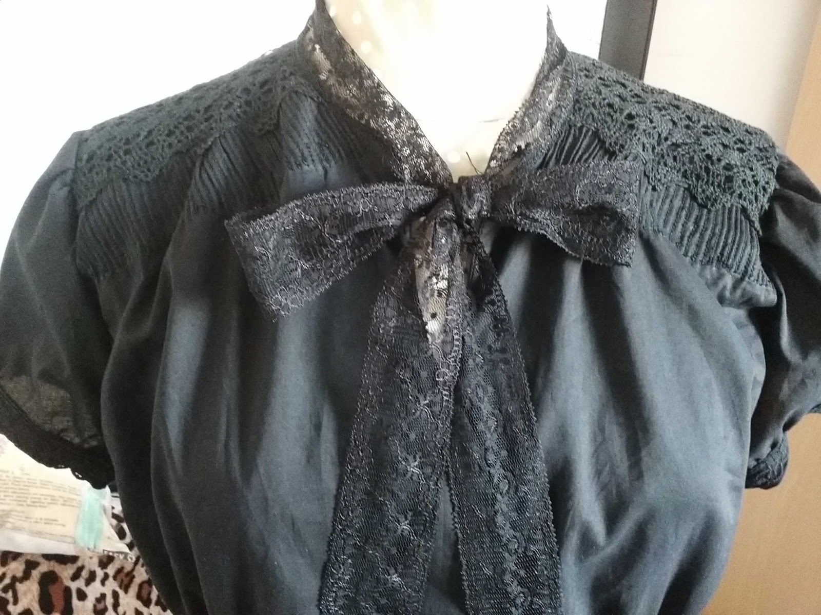 #SewAngelicThreads: How I made My white lace pintucked blouse