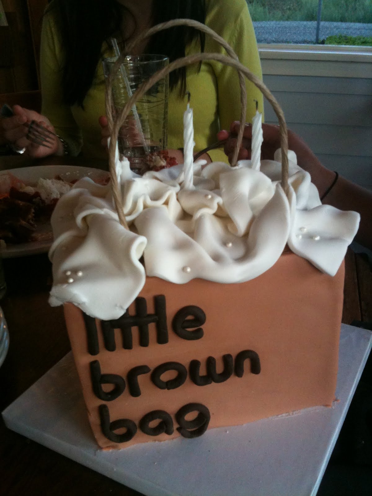 Your Happy Baker Little Brown Bag Birthday Cake